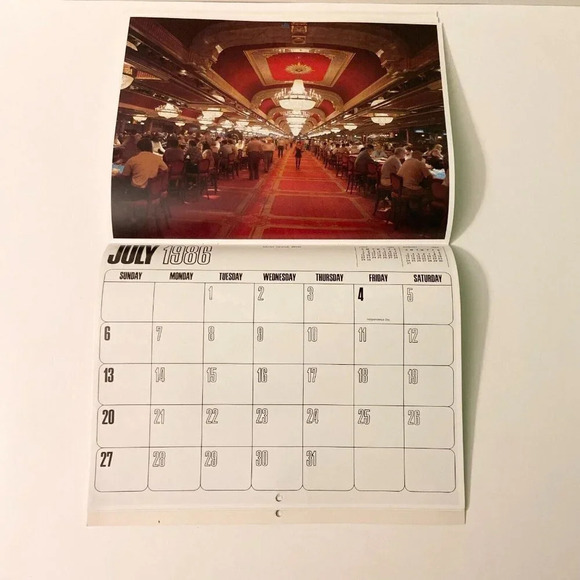 Vintage 1986 Nevada Reno Calendar Souvenir Booklet - Picture 12 of 16